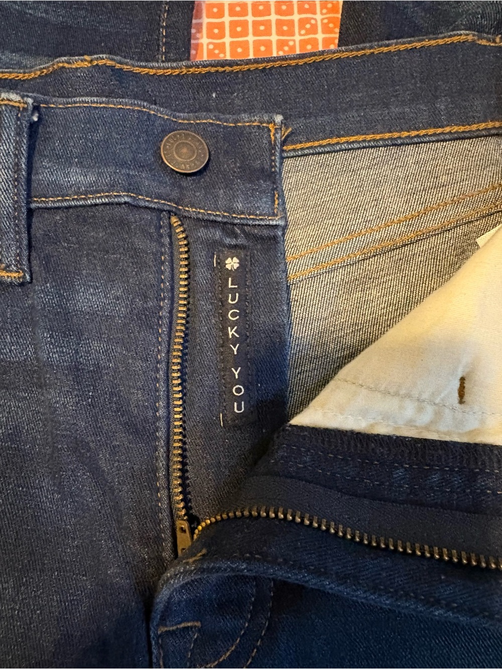 Lucky Brand Women's Dark Indigo Straight Cut Jeans